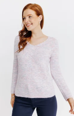 Pulls & Cardigans<Armand Thiery Pull col V - Rose