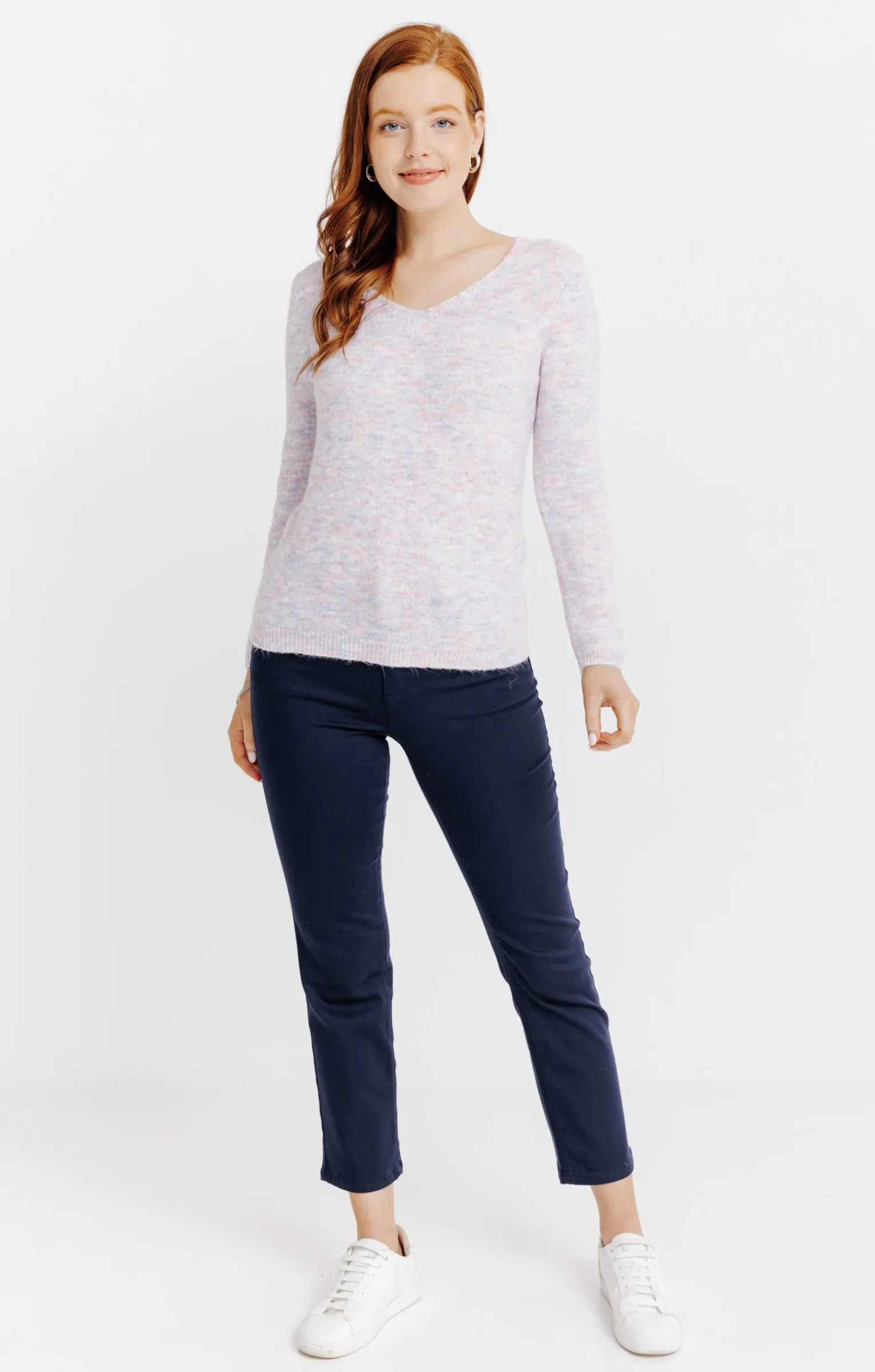 Pulls & Cardigans<Armand Thiery Pull col V - Rose