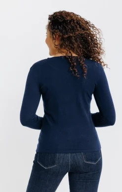 Pulls & Cardigans<Armand Thiery PULL DE NOEL - Marine