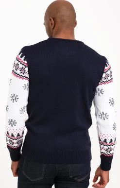 Pulls & Gilets<Armand Thiery Pull de Noël CERF - Marine