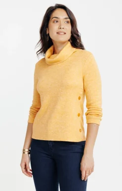 Pulls & Cardigans<Armand Thiery Pull détails bas de corps - Ocre