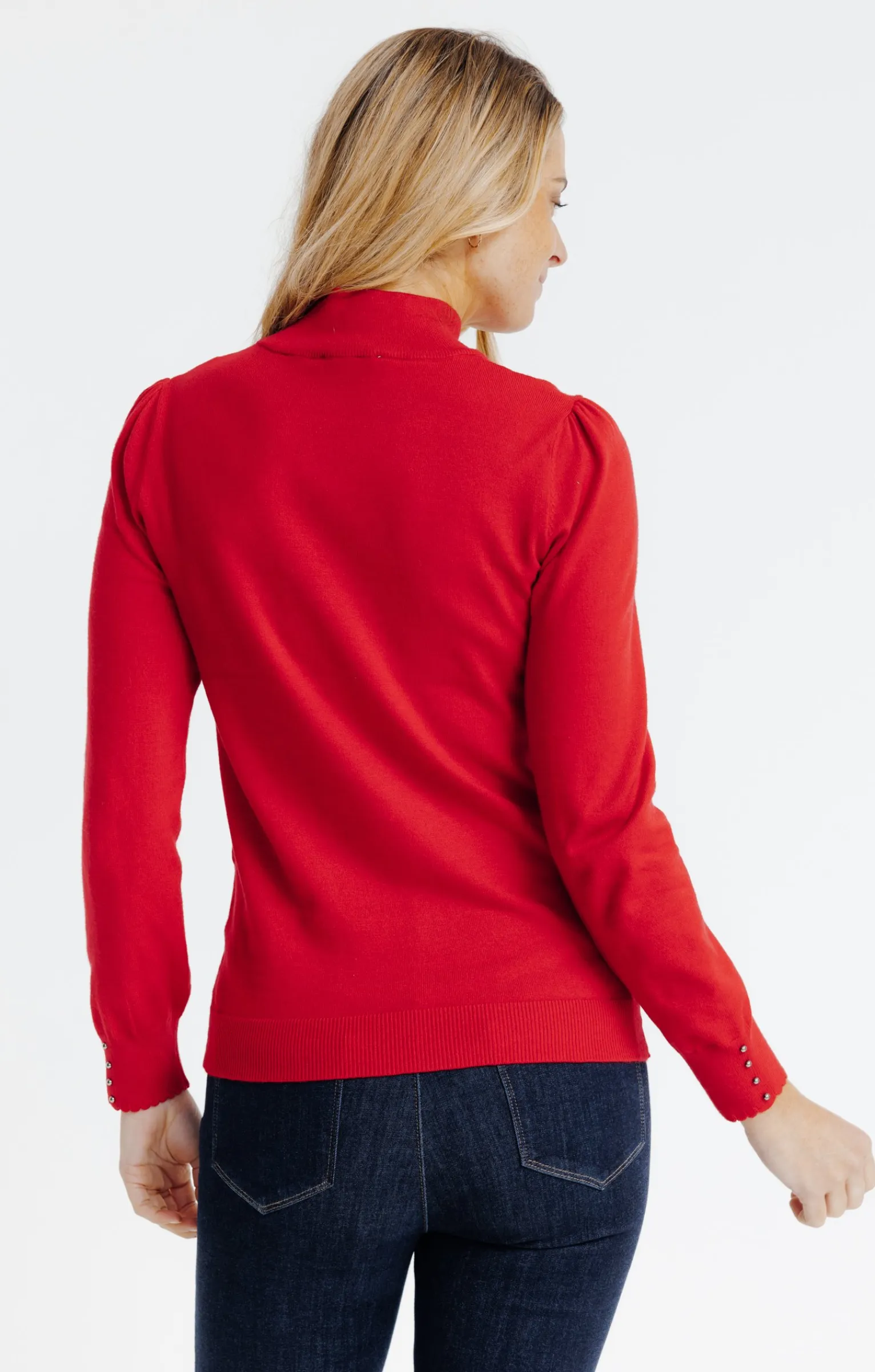 Pulls & Cardigans<Armand Thiery Pull détails festons - Rouge