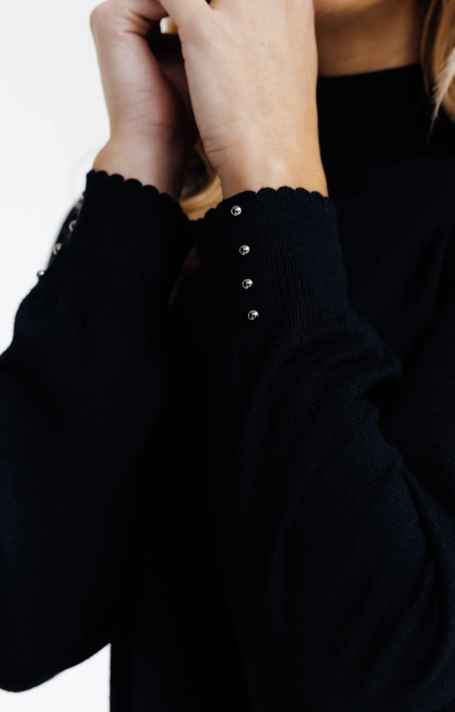 Pulls & Cardigans<Armand Thiery Pull détails festons - Noir