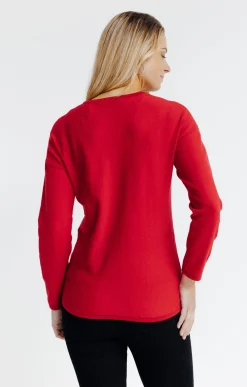 Pulls & Cardigans<Armand Thiery Pull détails lurex - Rouge