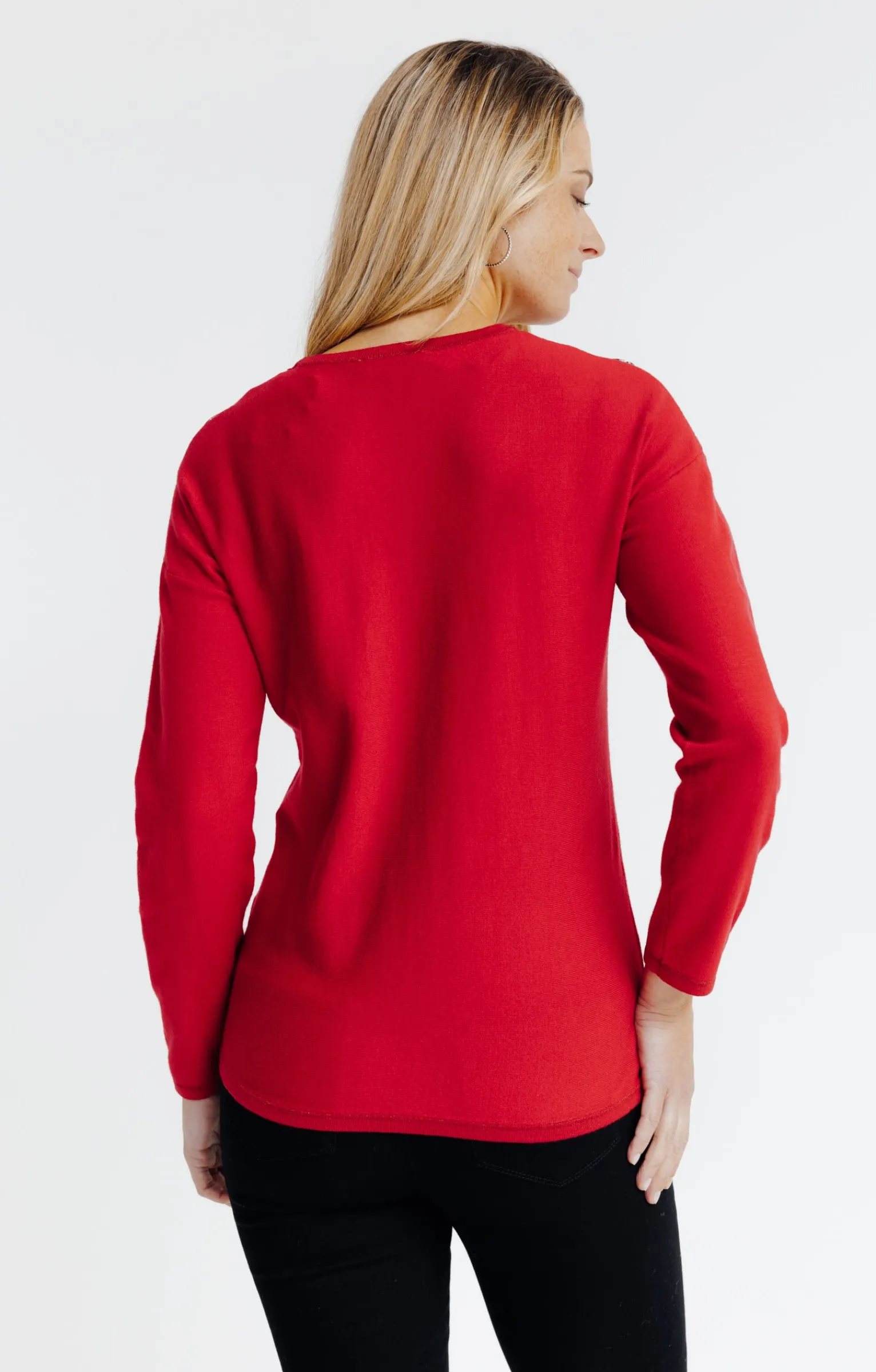 Pulls & Cardigans<Armand Thiery Pull détails lurex - Rouge