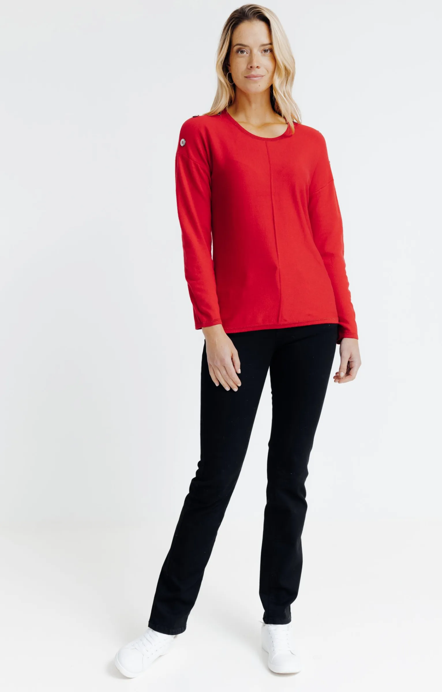 Pulls & Cardigans<Armand Thiery Pull détails lurex - Rouge