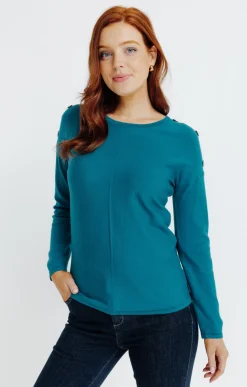 Pulls & Cardigans<Armand Thiery Pull détails lurex - Canard