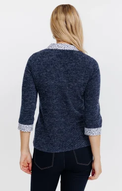 Pulls & Cardigans<Armand Thiery Pull 2-en-1 - Marine