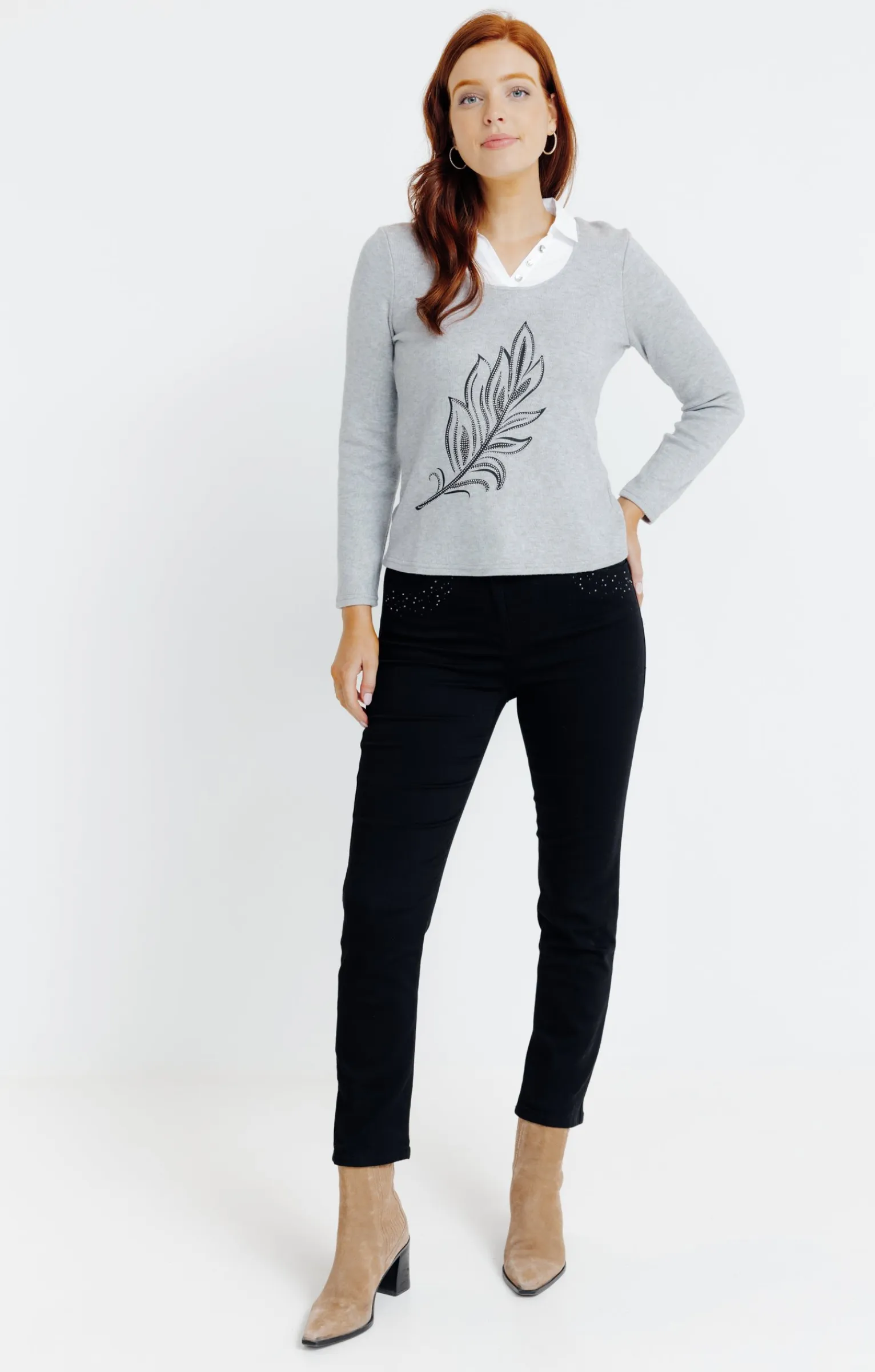Pulls & Cardigans<Armand Thiery Pull 2-en-1 - Grisclair