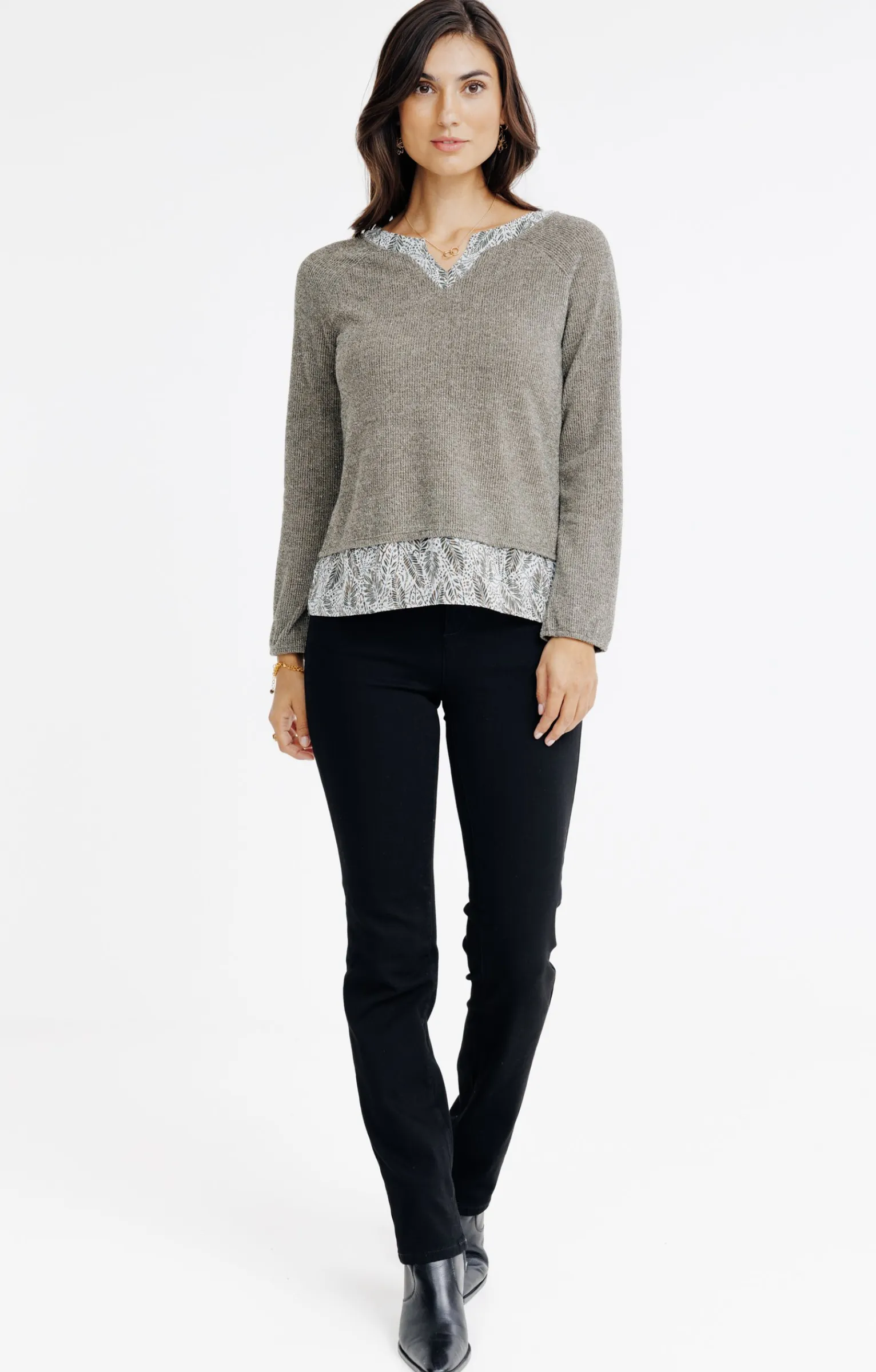 Pulls & Cardigans<Armand Thiery Pull 2-en-1 - Kakiclair