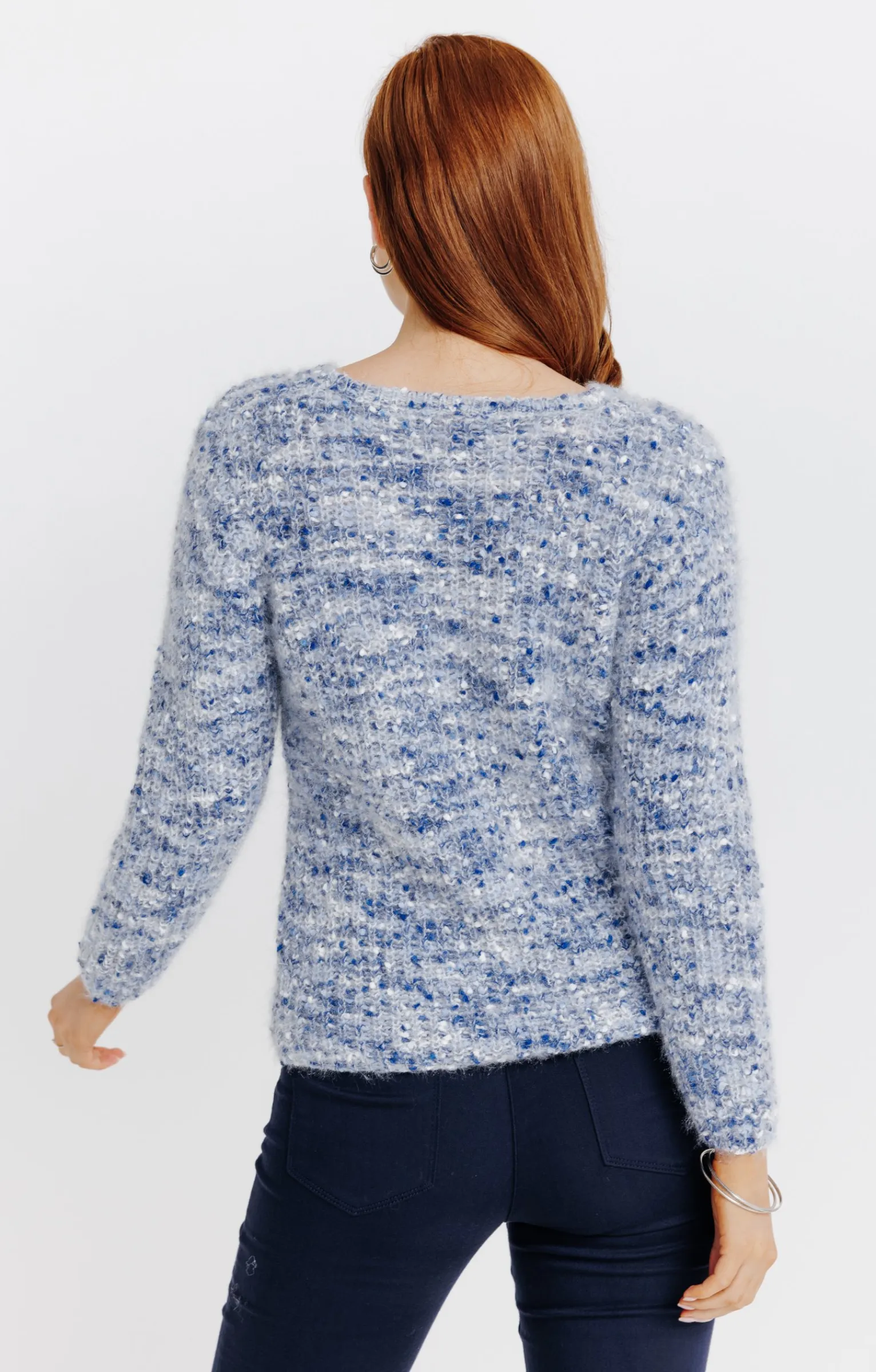 Pulls & Cardigans<Armand Thiery Pull en maille anglaise - Bleuciel