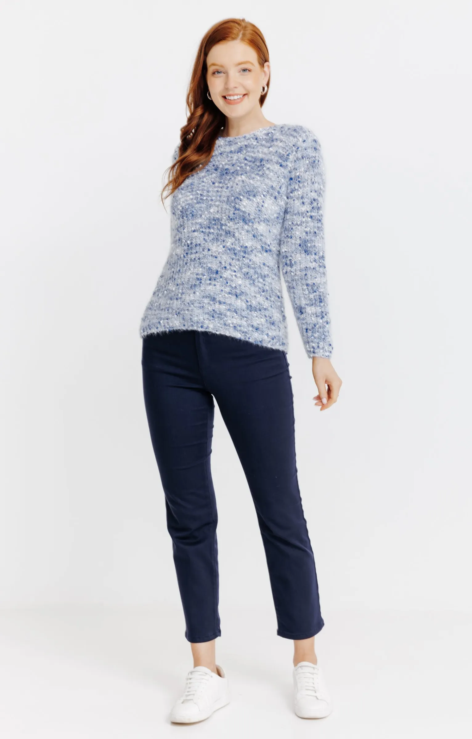 Pulls & Cardigans<Armand Thiery Pull en maille anglaise - Bleuciel