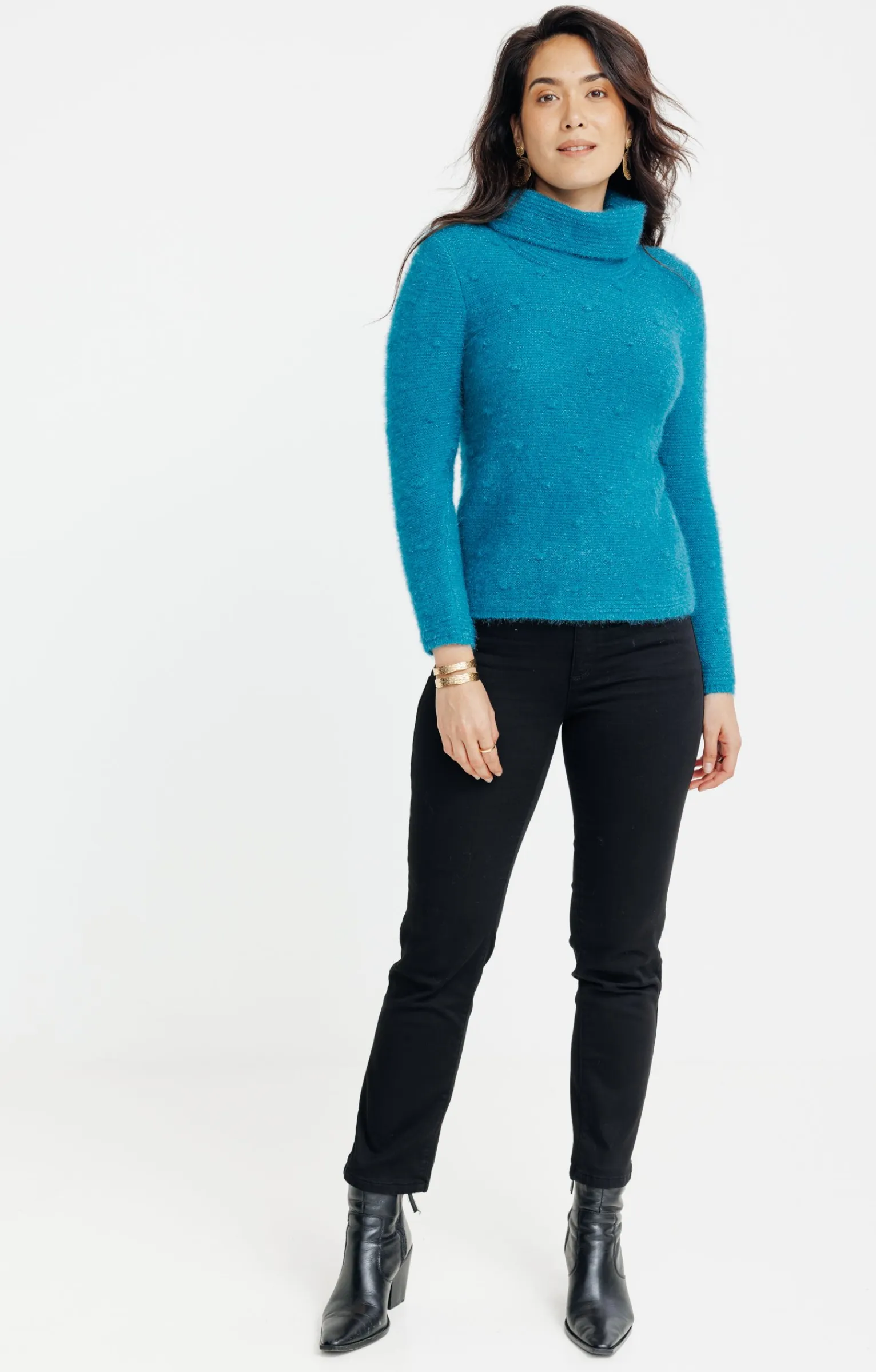 Pulls & Cardigans<Armand Thiery Pull fantaisie col boule - Canard