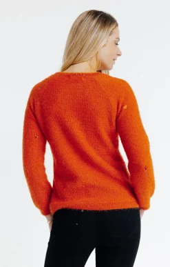 Pulls & Cardigans<Armand Thiery Pull fluffy - Orange