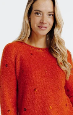 Pulls & Cardigans<Armand Thiery Pull fluffy - Orange