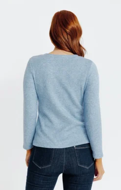 Pulls & Cardigans<Armand Thiery Pull imprimé placé - Bleuciel