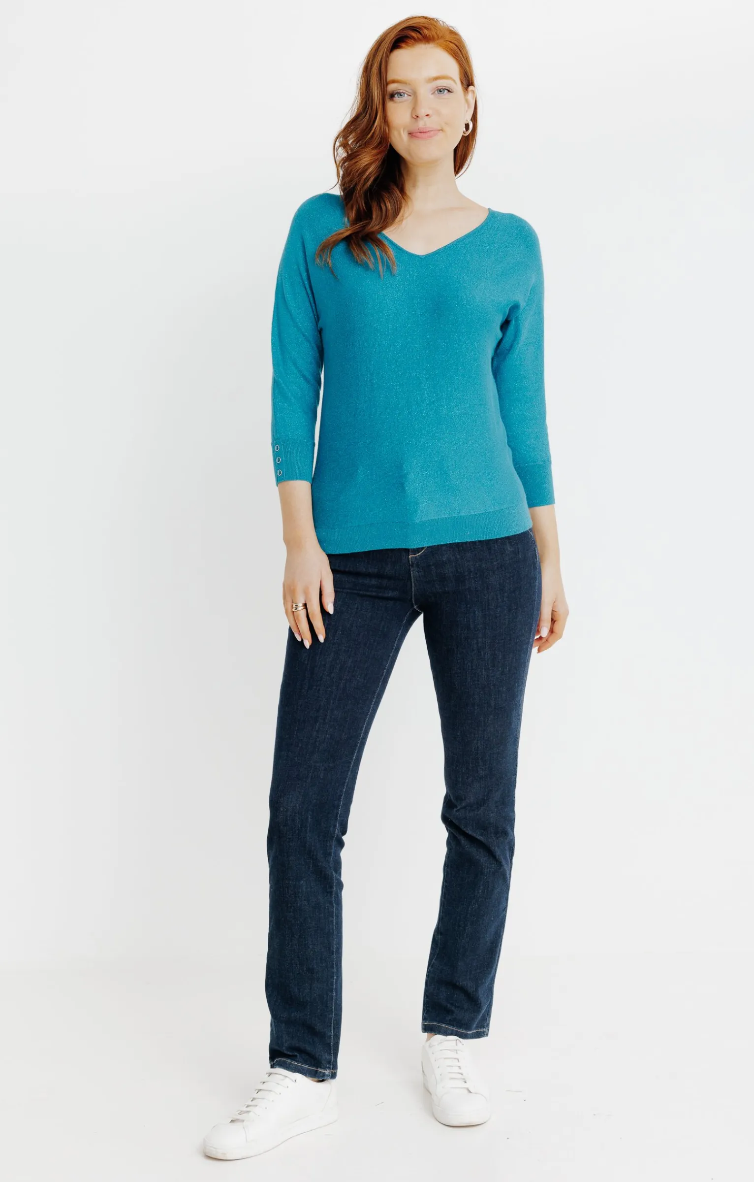 Pulls & Cardigans<Armand Thiery PULL LUREX AVEC BOUTONS - Canard