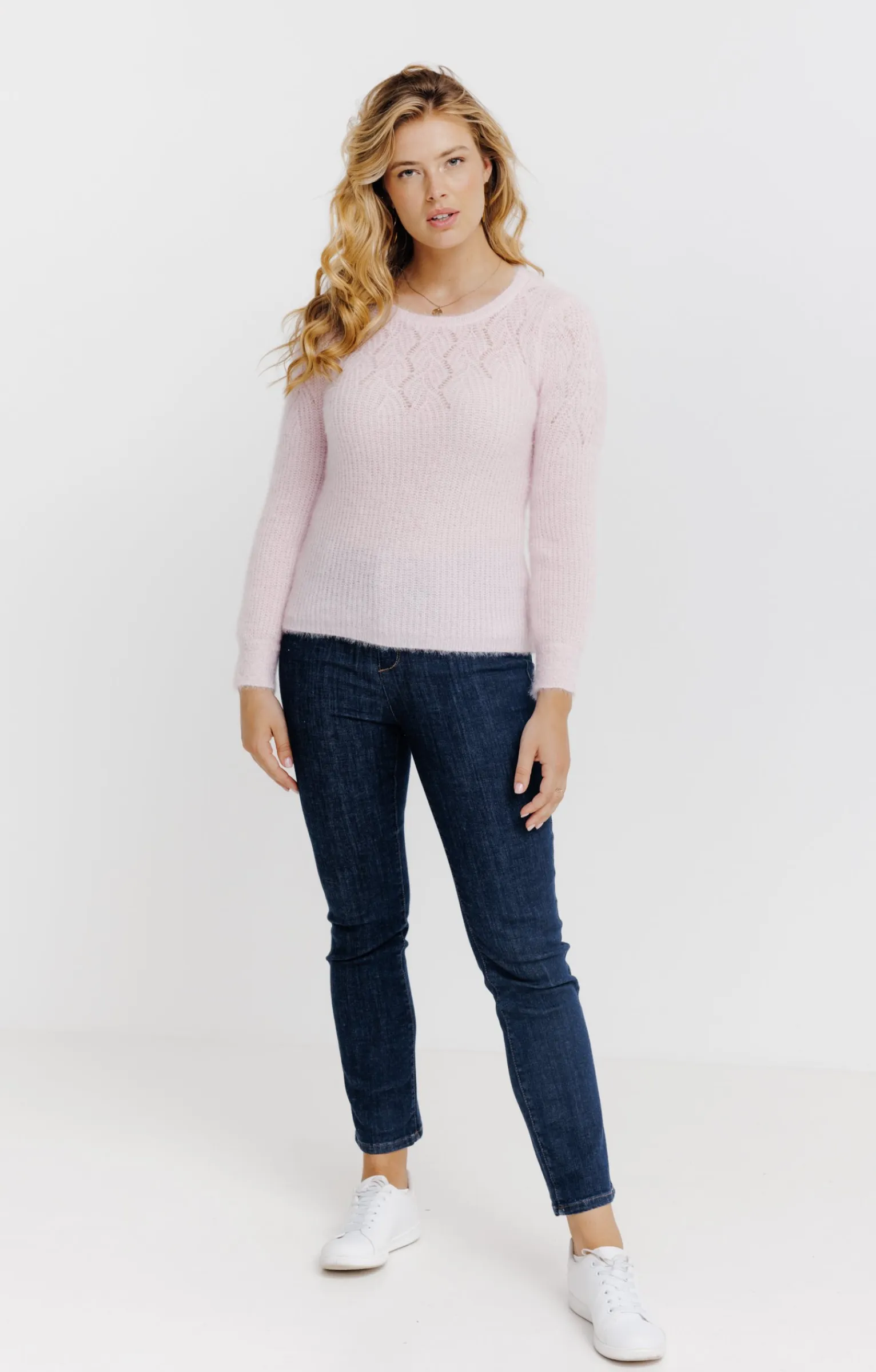Pulls & Cardigans<Armand Thiery Pull maille anglaise - Rose