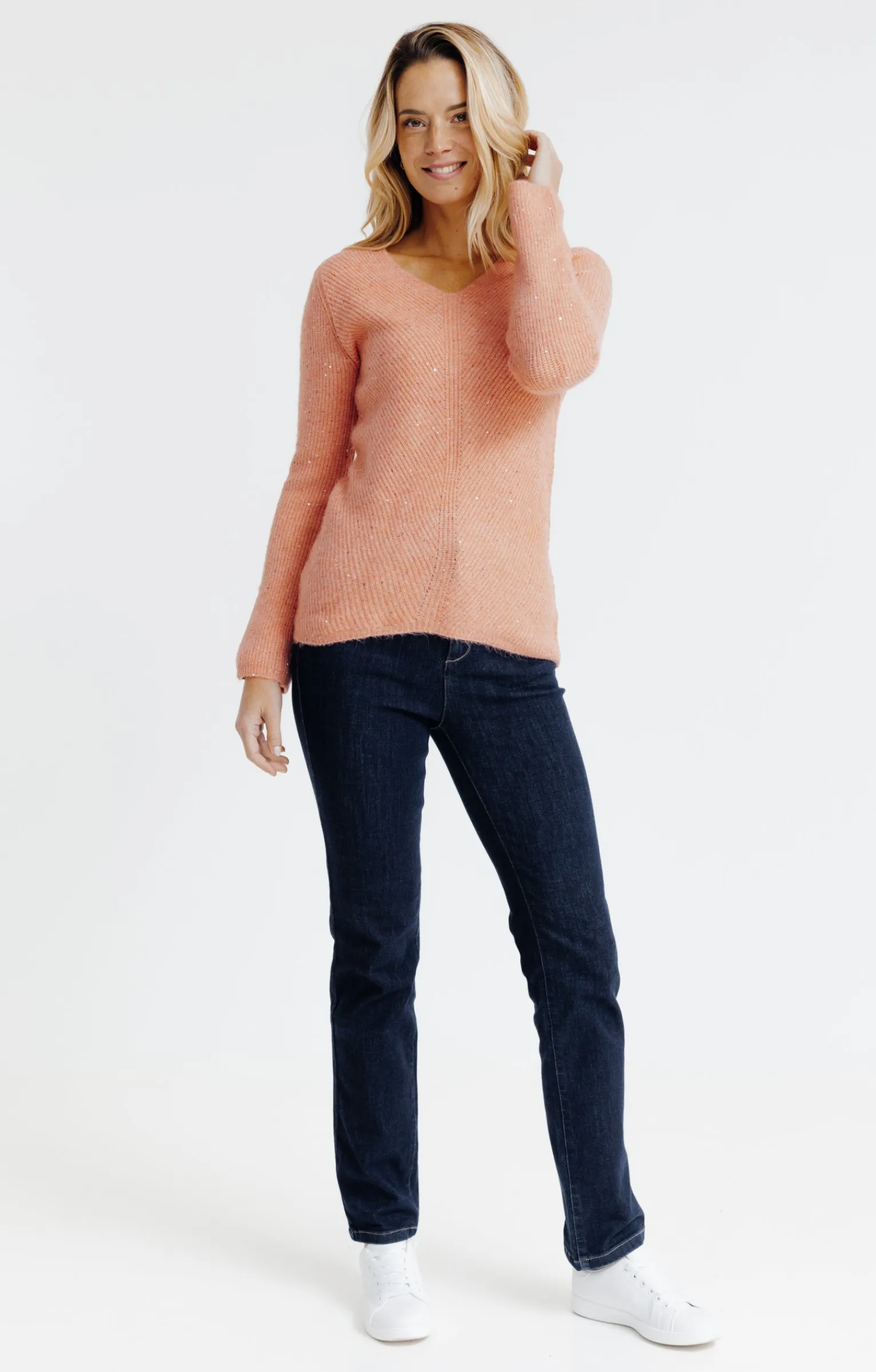 Pulls & Cardigans<Armand Thiery Pull maille anglaise - Corail