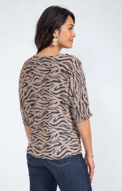 Pulls & Cardigans<Armand Thiery Pull maille brillante - Camel