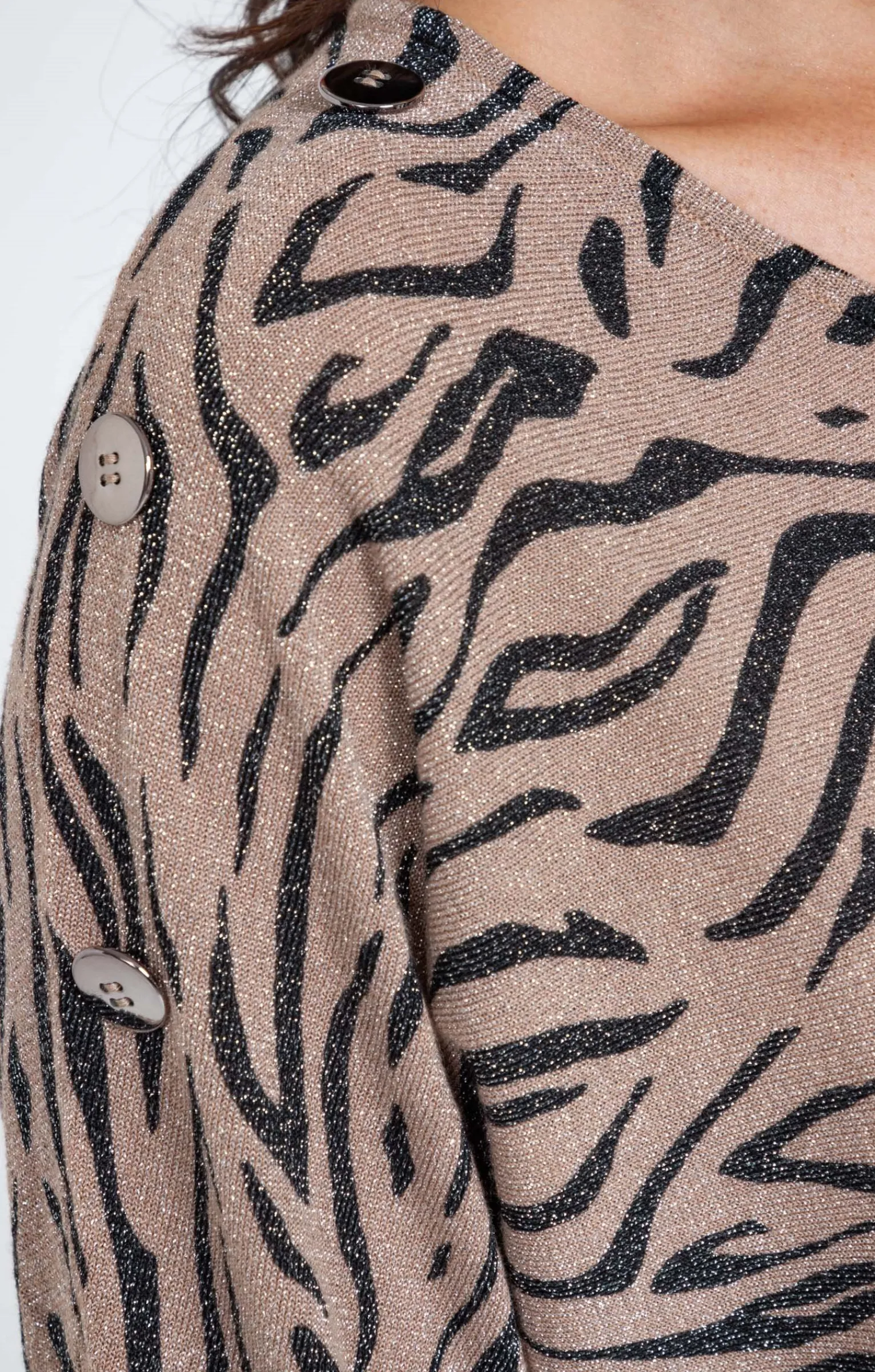 Pulls & Cardigans<Armand Thiery Pull maille brillante - Camel