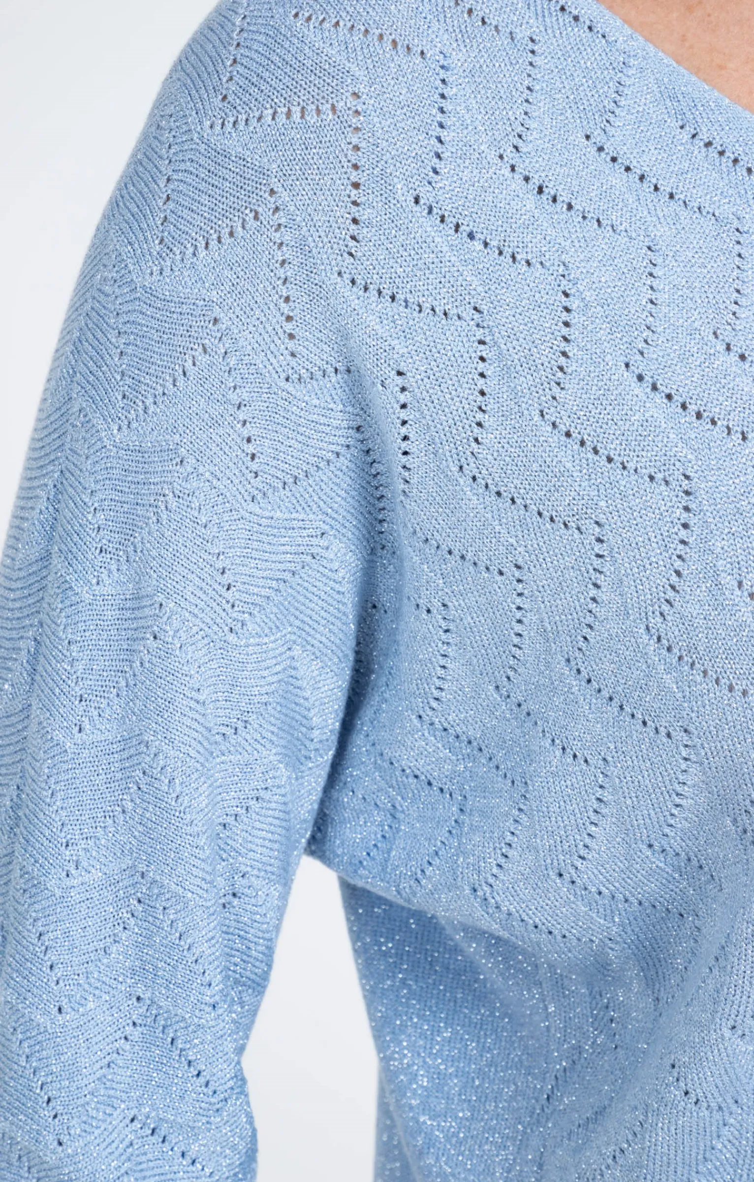Pulls & Cardigans<Armand Thiery Pull maille brillante - Bleuciel