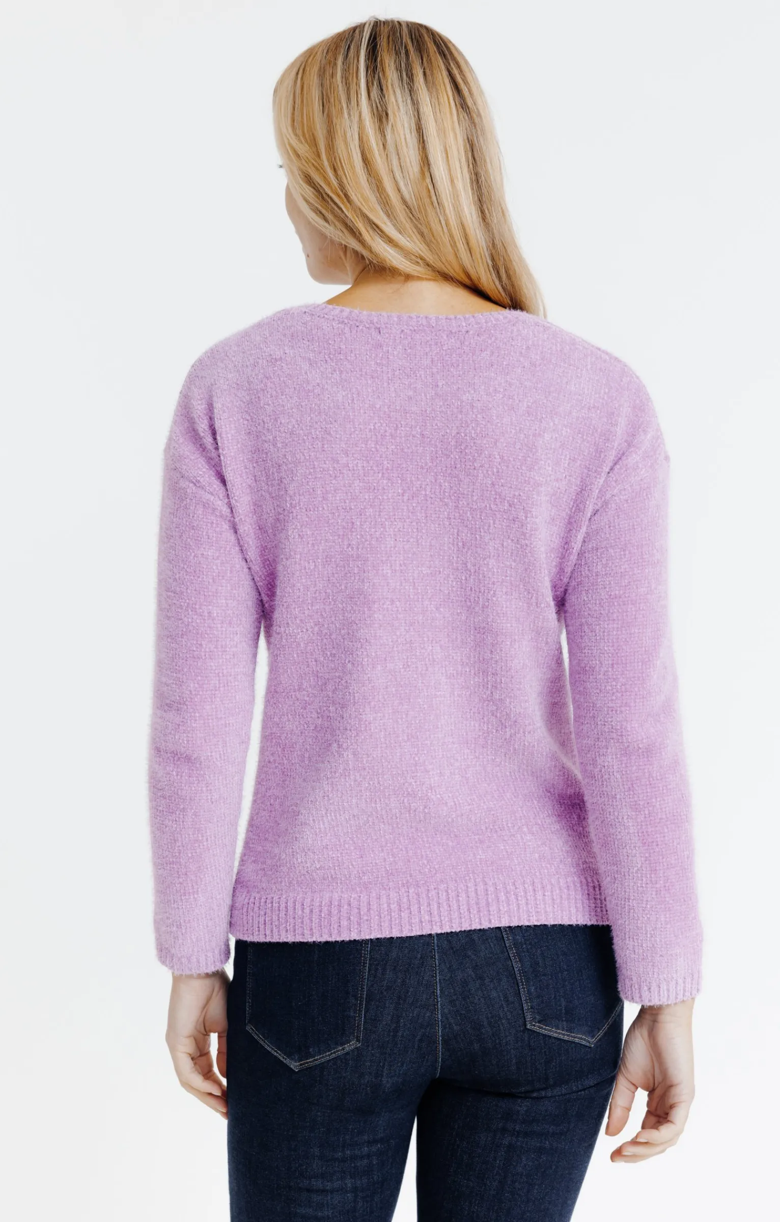 Pulls & Cardigans<Armand Thiery Pull maille chenille - Lilas