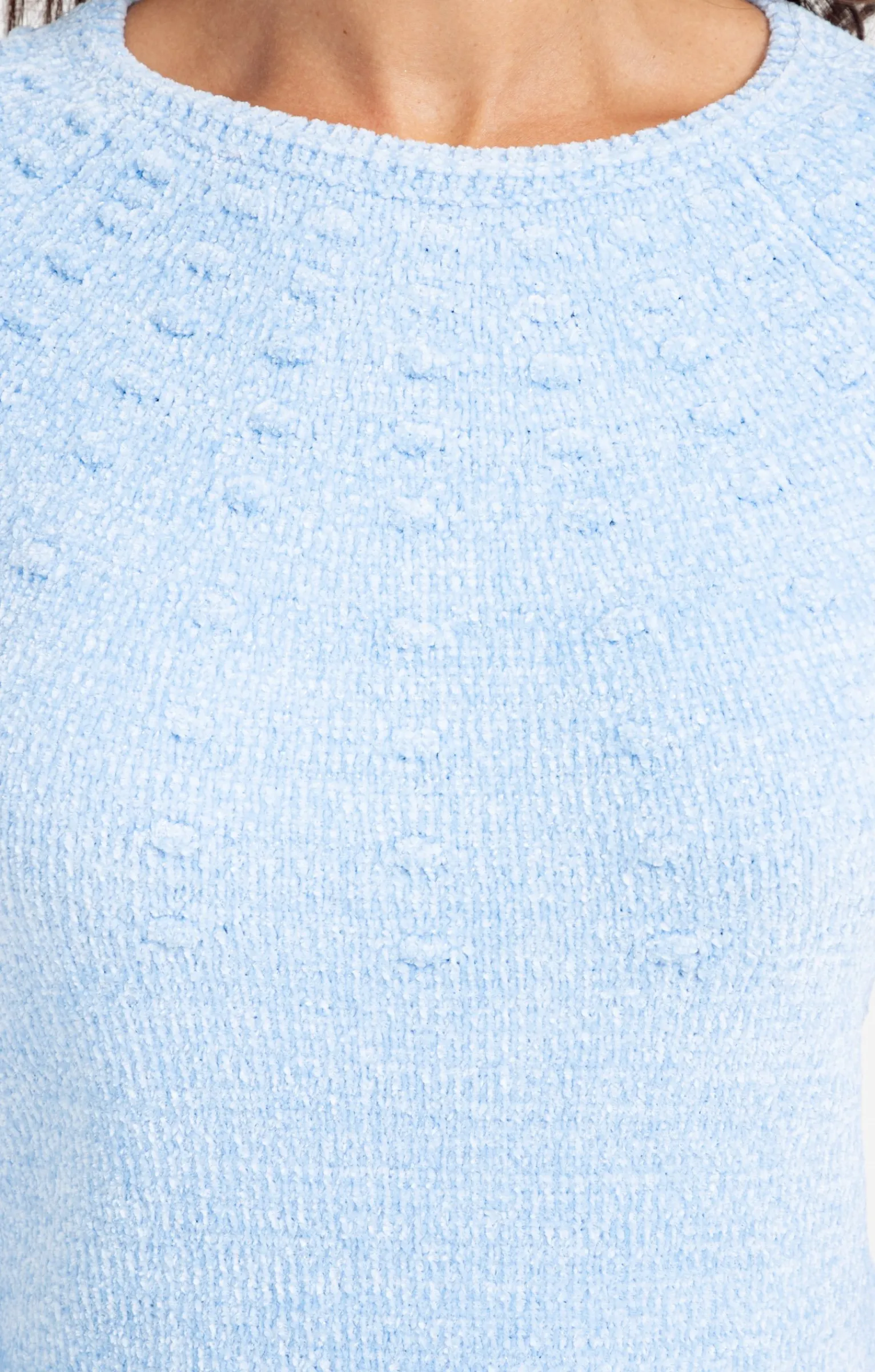 Pulls & Cardigans<Armand Thiery Pull maille chenille - Bleuciel