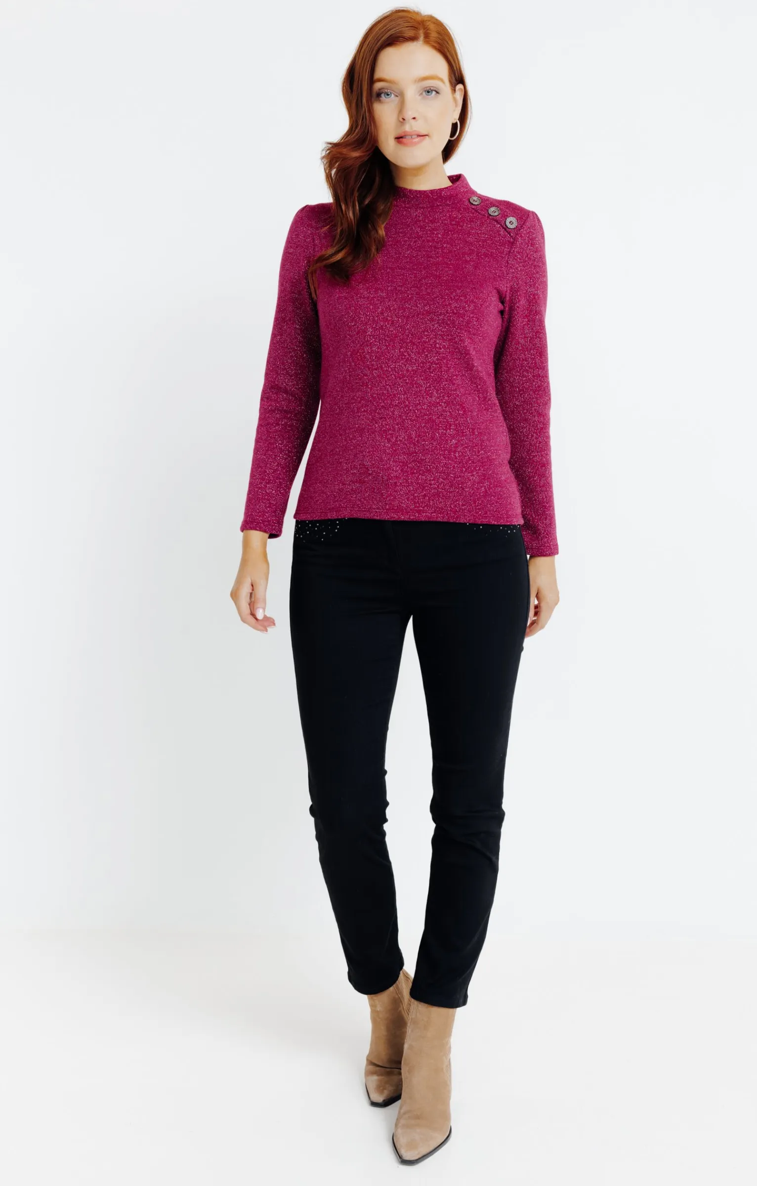 Pulls & Cardigans<Armand Thiery PULL MAILLE LUREX - Liedevin