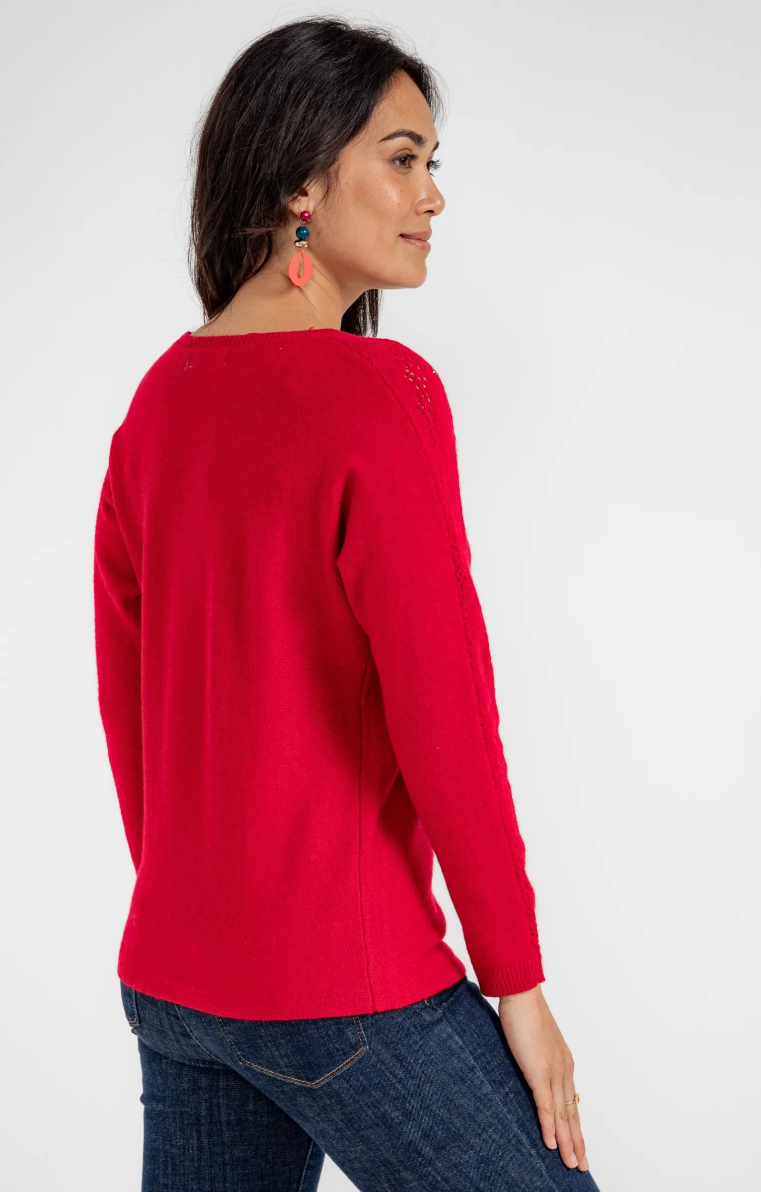 Pulls & Cardigans<Armand Thiery Pull manches chauve-souris - Rouge