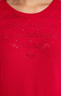 Pulls & Cardigans<Armand Thiery Pull manches chauve-souris - Rouge