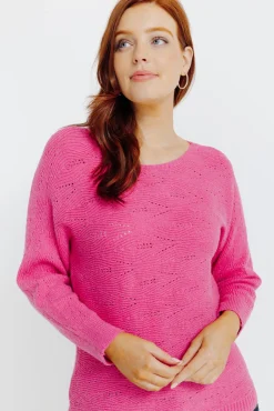 Pulls & Cardigans<Armand Thiery Pull manches longues chauve-souris - Rhubarbe