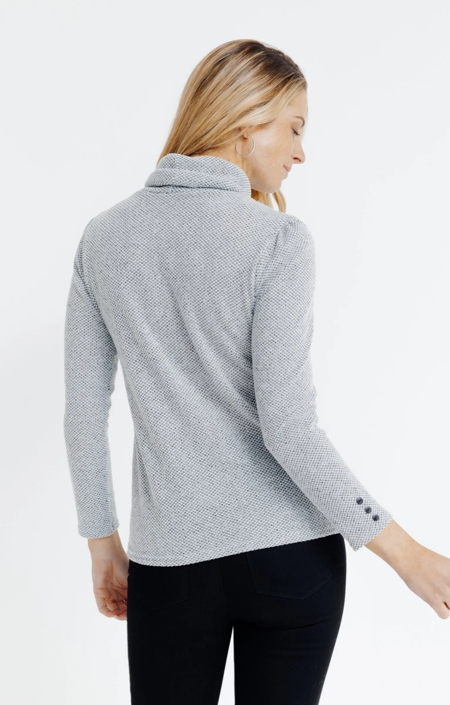 Pulls & Cardigans<Armand Thiery PULL MATIERE FANTAISIE - Argent