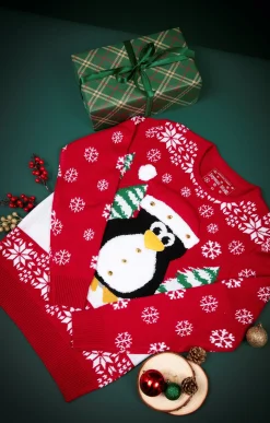 Pulls & Gilets<Armand Thiery Pull Noël PING - Rouge