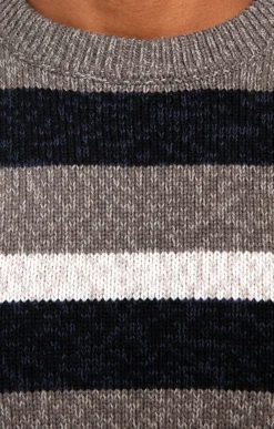 Pulls & Gilets<Armand Thiery Pull rayé all over - Kaki