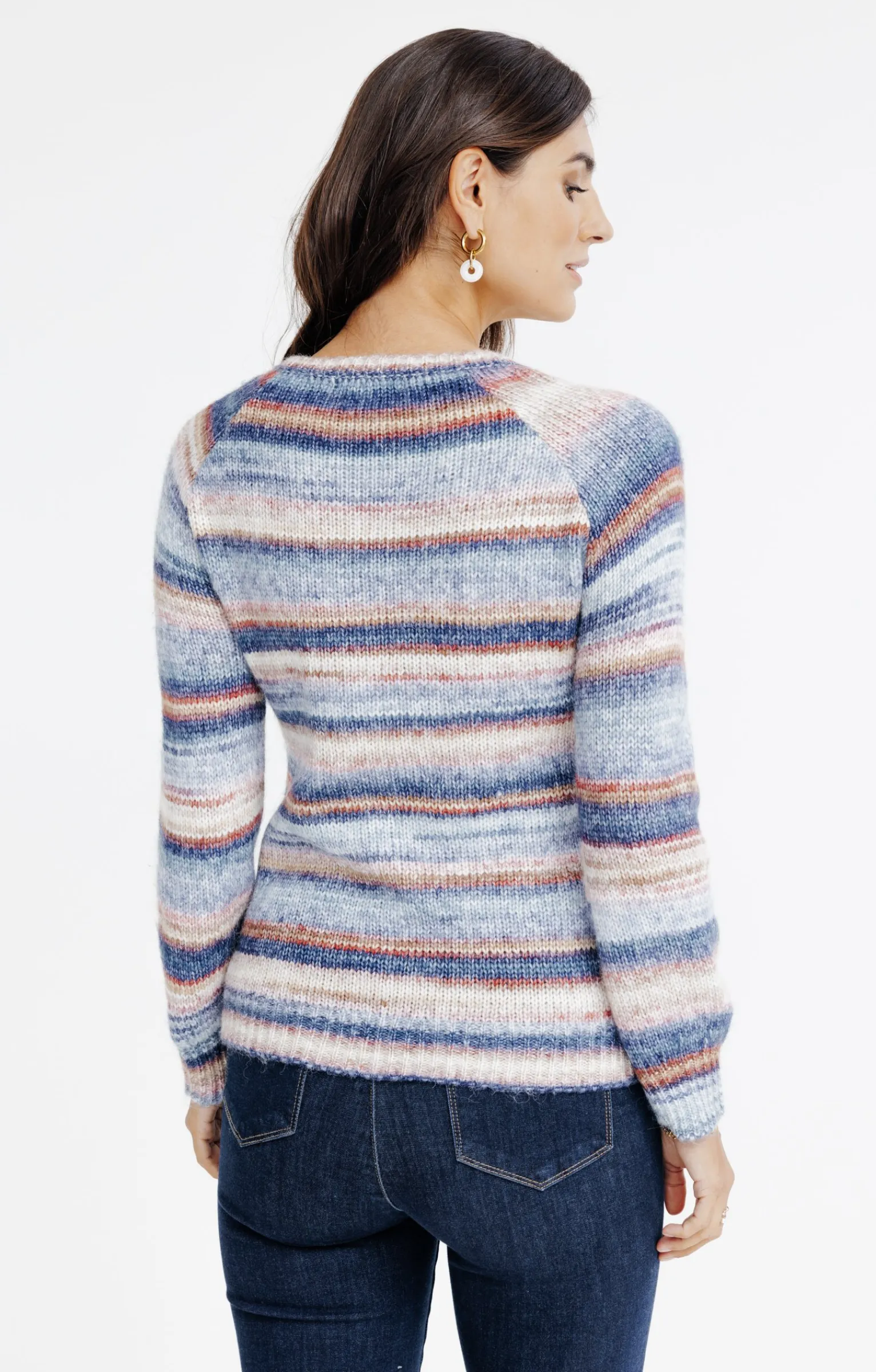 Pulls & Cardigans<Armand Thiery Pull rayé multicolore - Bleuciel