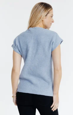Pulls & Cardigans<Armand Thiery Pull sans manches - Bleuciel