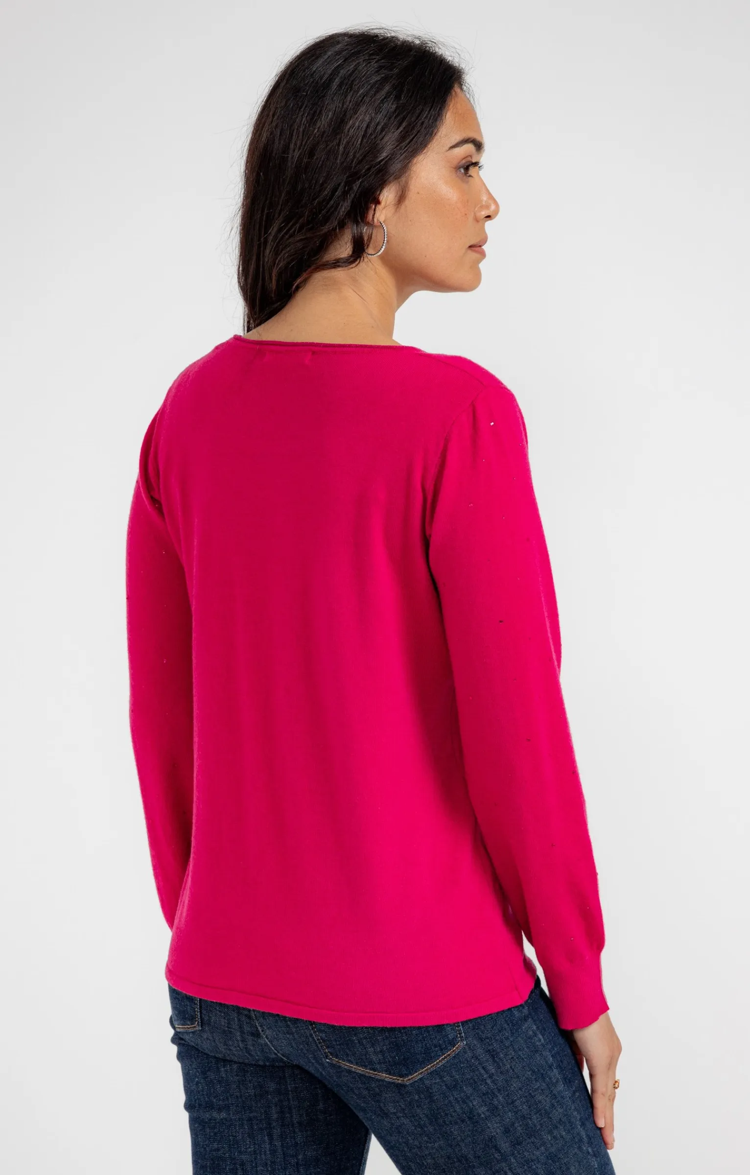 Pulls & Cardigans<Armand Thiery Pull strass all over - Framboise