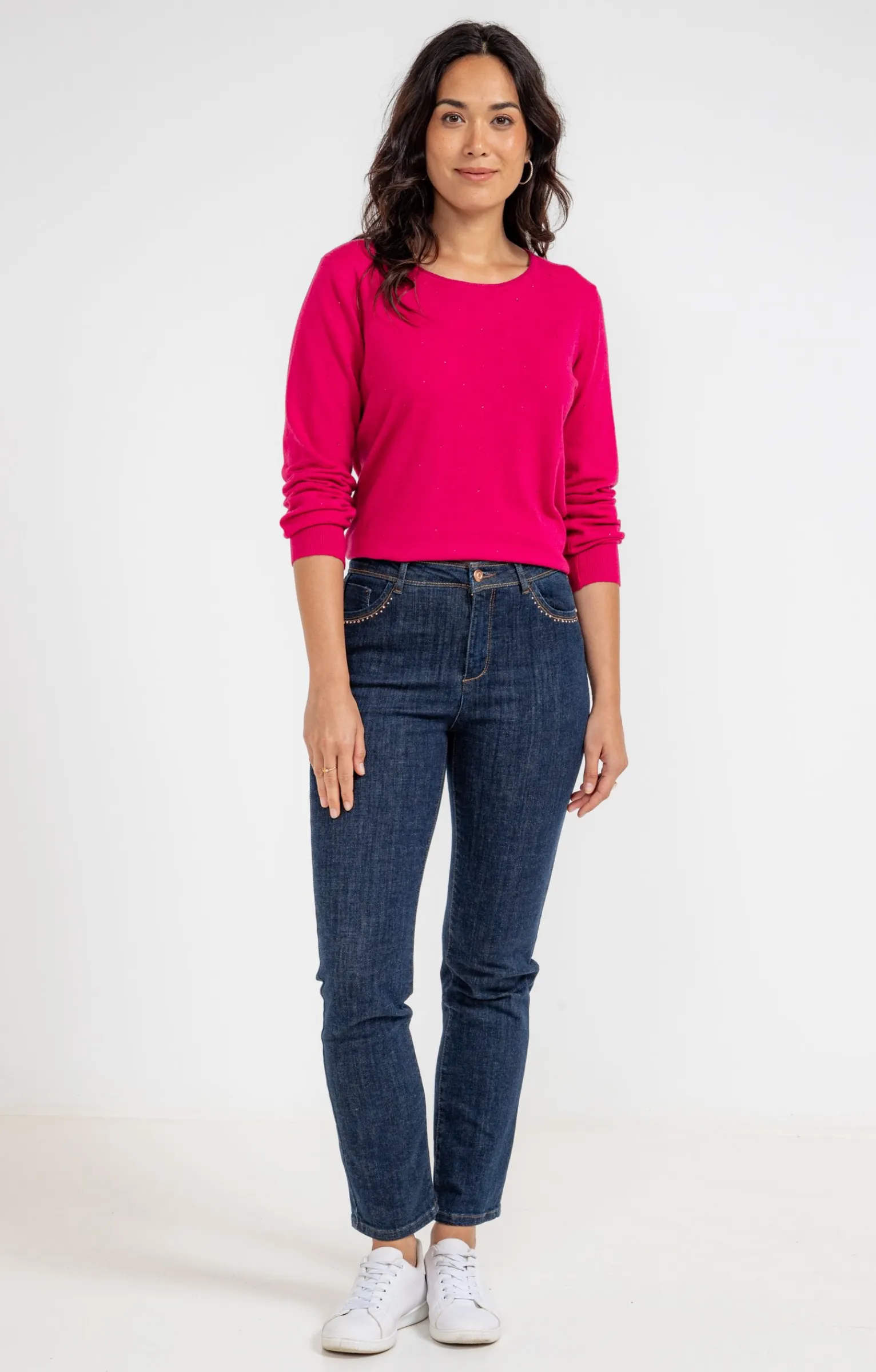 Pulls & Cardigans<Armand Thiery Pull strass all over - Framboise