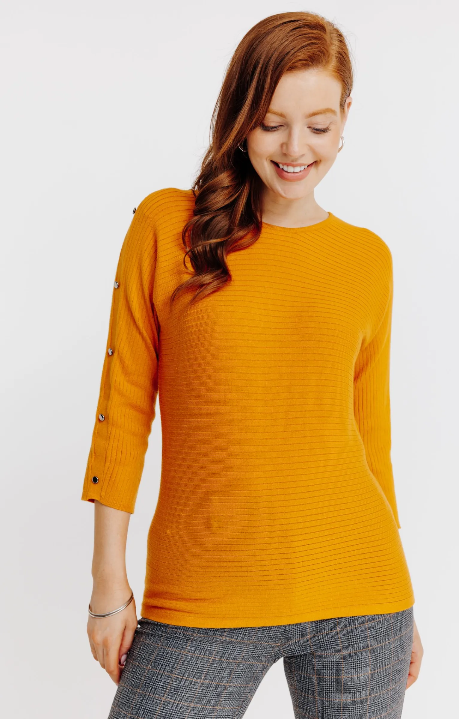 Pulls & Cardigans<Armand Thiery Pull tricotage fantaisie - Ocre