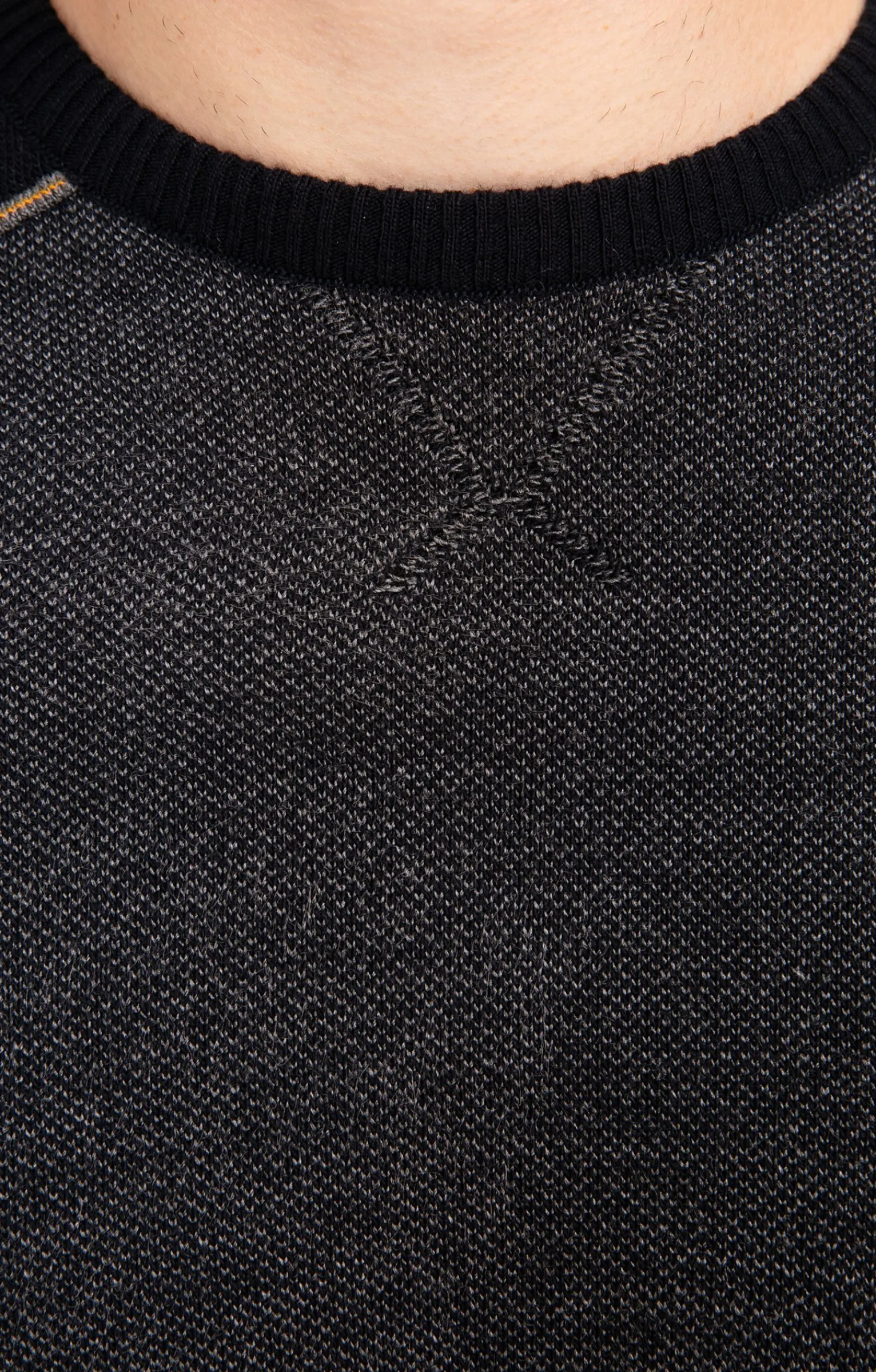 Pulls & Gilets<Armand Thiery Pull uni col rond - Marine