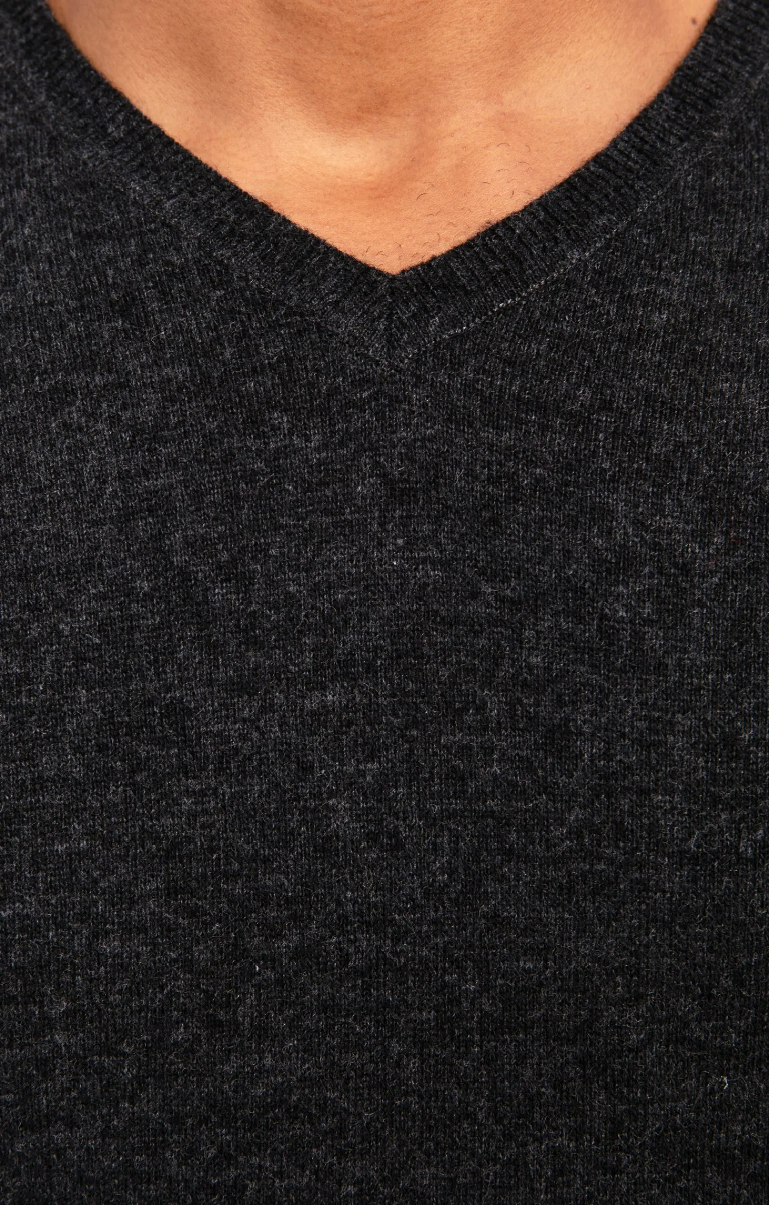 Pulls & Gilets<Armand Thiery Pull uni col V - Anthracite