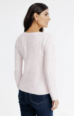 Pulls & Cardigans<Armand Thiery Pull uni paillettes - Rose