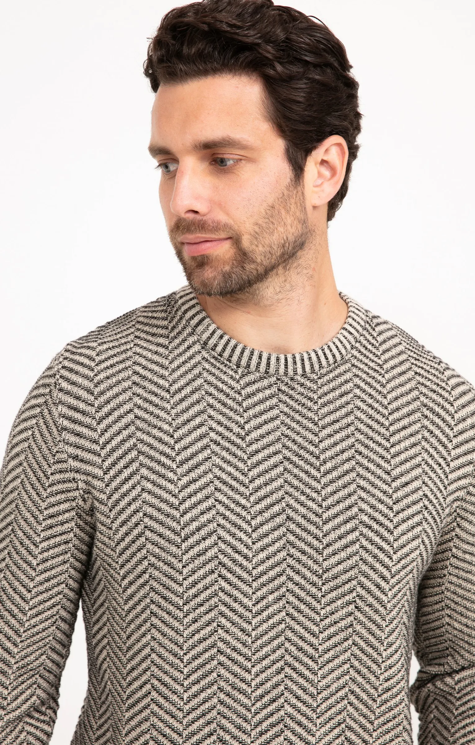 Pulls & Gilets<Armand Thiery Pull zigzag - Noir