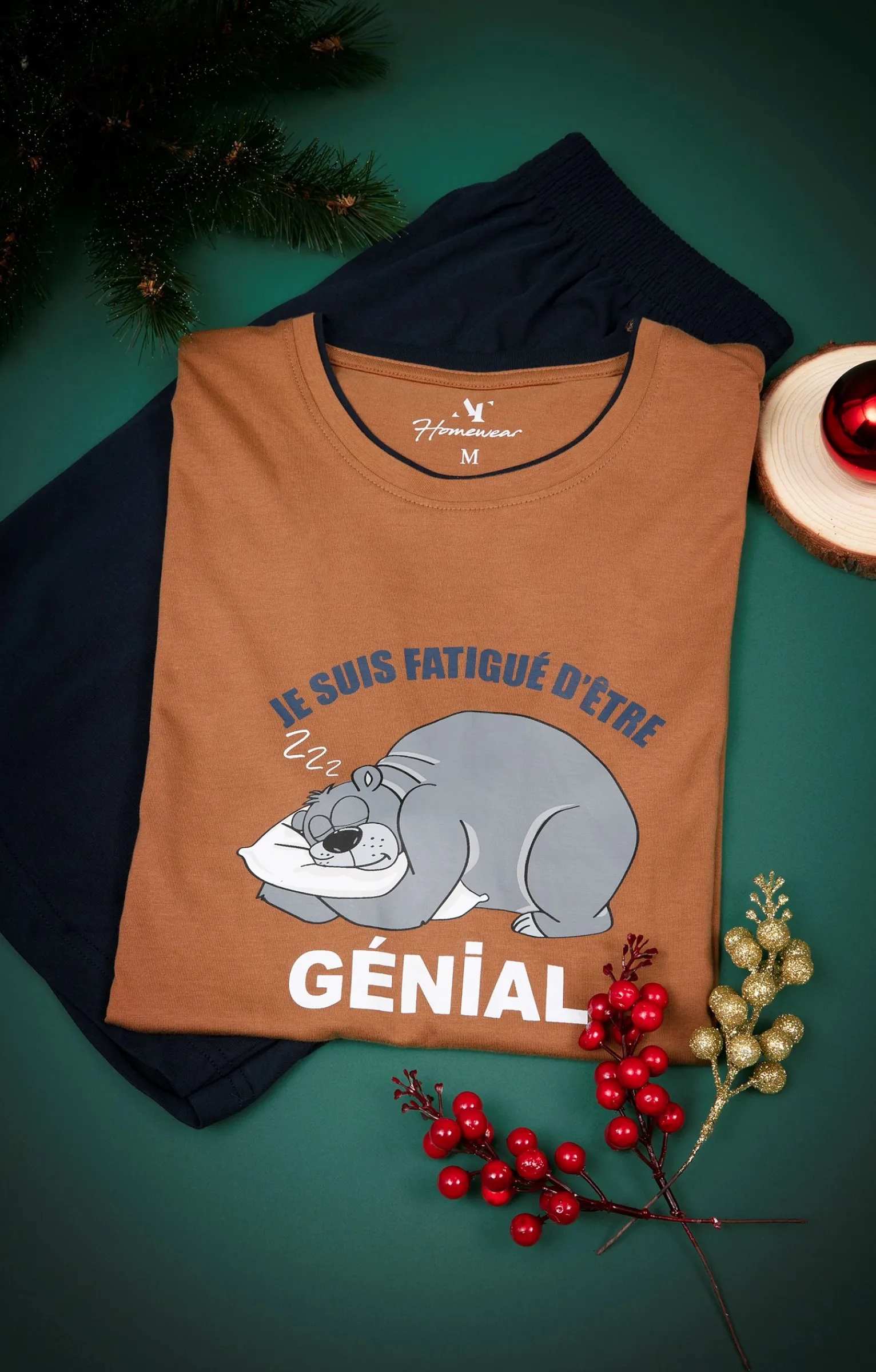 Sous-vêtements & Nuit<Armand Thiery Pyjama court Génial - Camel