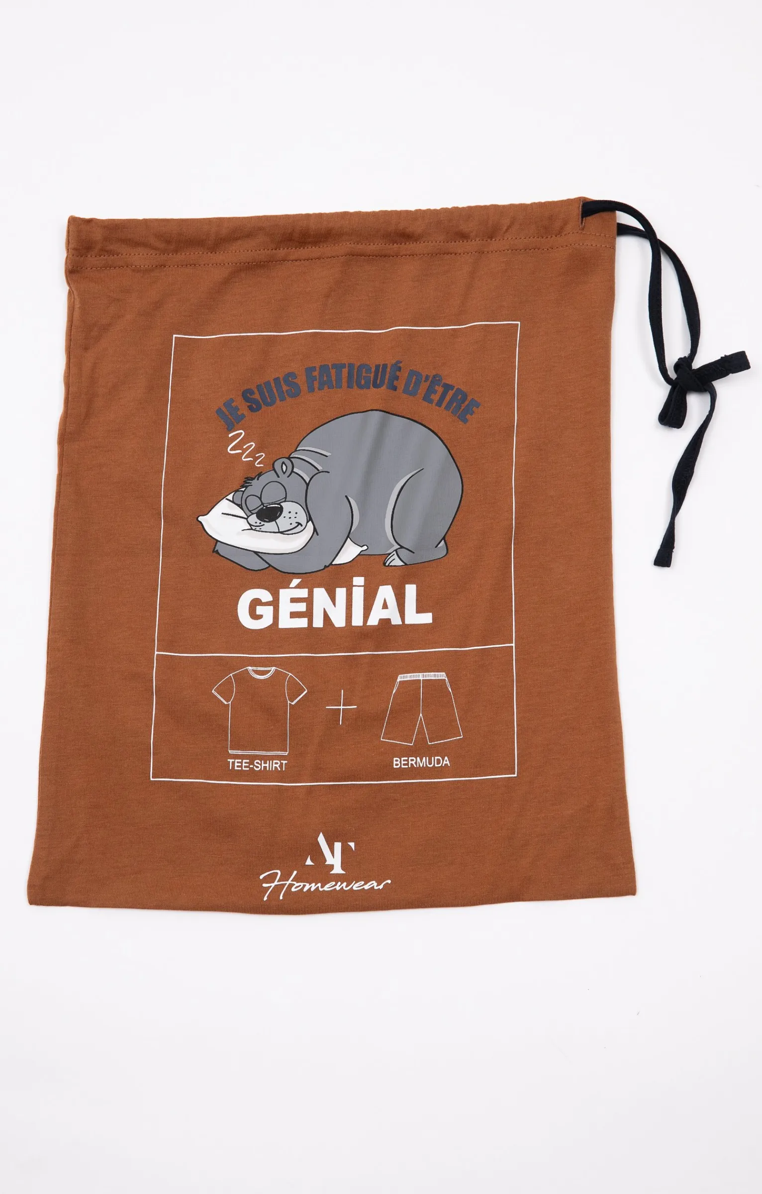 Sous-vêtements & Nuit<Armand Thiery Pyjama court Génial - Camel