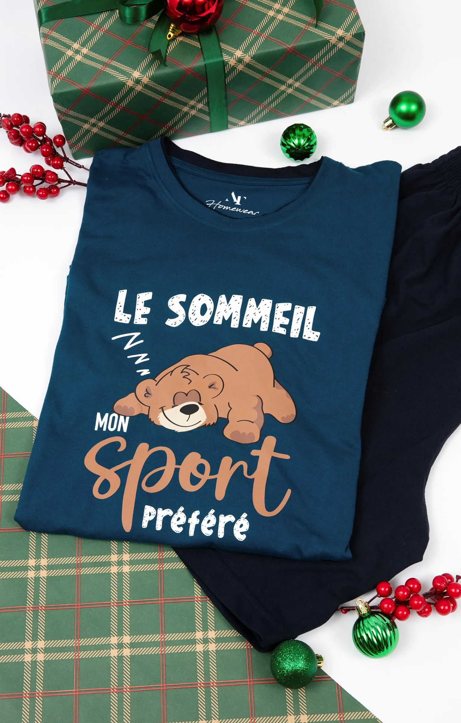 Sous-vêtements & Nuit<Armand Thiery Pyjama court Sport - Pétrole