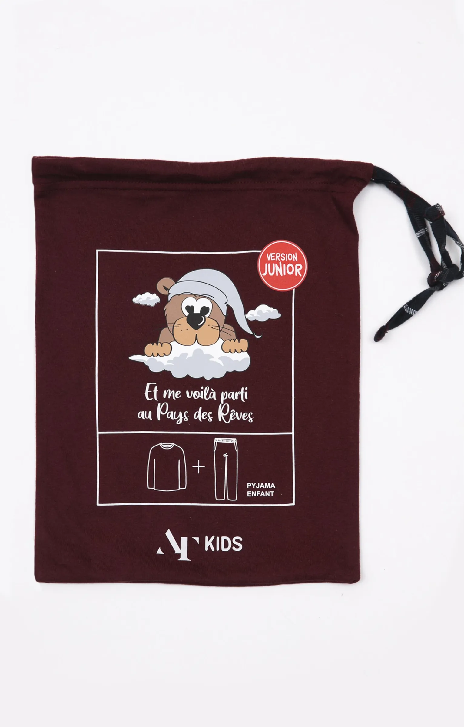Sous-vêtements & Nuit<Armand Thiery Pyjama enfant rêve - Bordeaux
