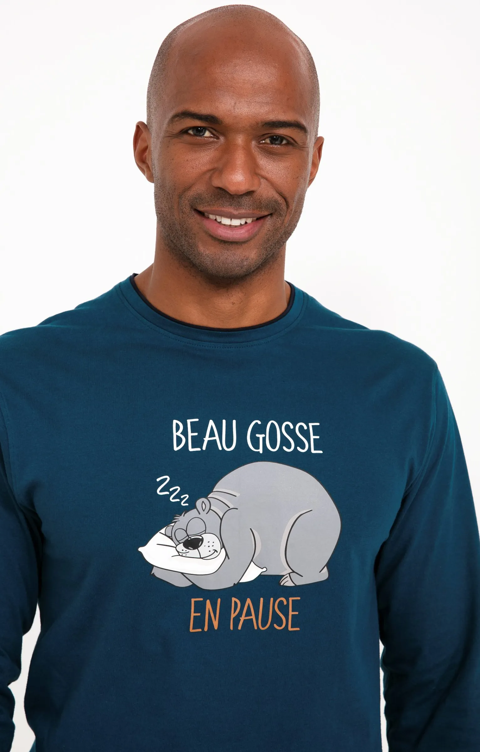 Sous-vêtements & Nuit<Armand Thiery Pyjama long Beau gosse - Pétrole