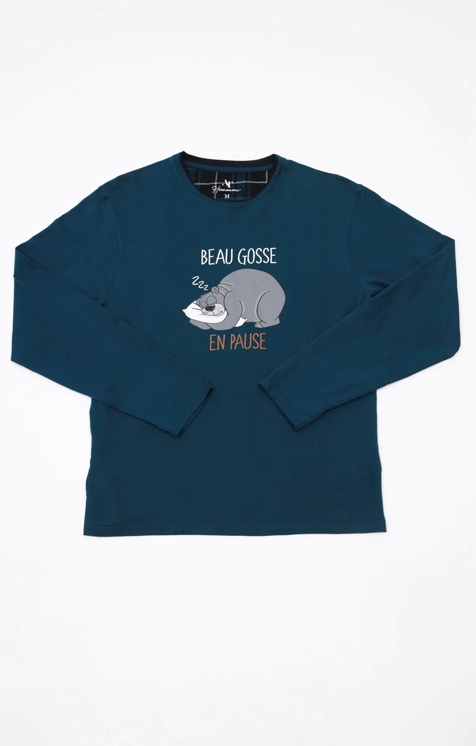 Sous-vêtements & Nuit<Armand Thiery Pyjama long Beau gosse - Pétrole